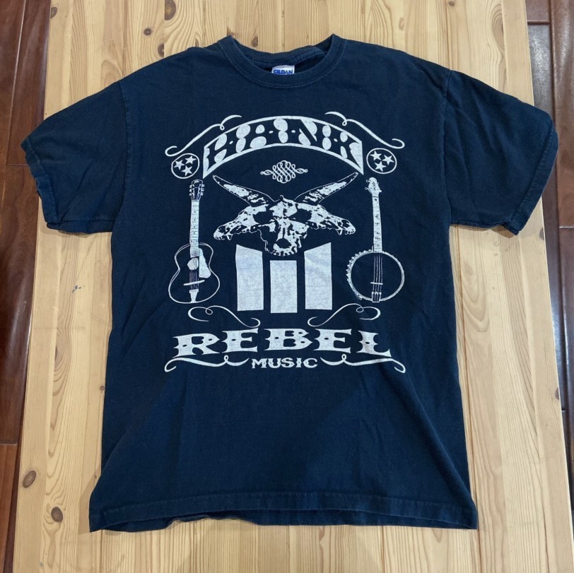 Hank Williams III Vintage Country Punk Graphic T Shirt Rebel Music Tee
