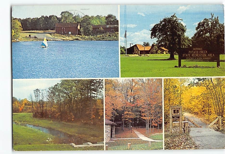 Postcard Potato Creek State Recreation Area North Liberty Indiana USA