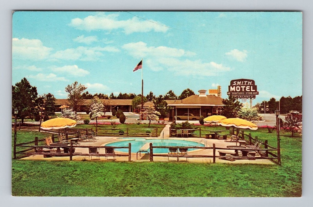 Kennesaw GA-Georgia Smith Motel Kennesaw Mountain Vintage Postcard