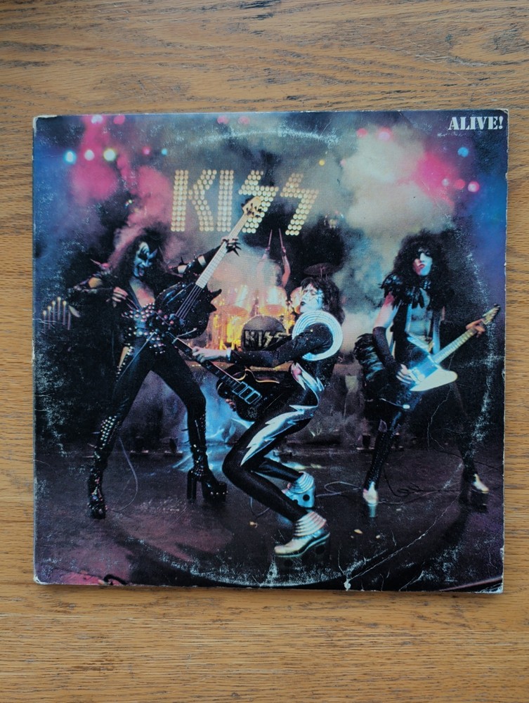 Kiss Alive Vinyl 1975 1st Pressing