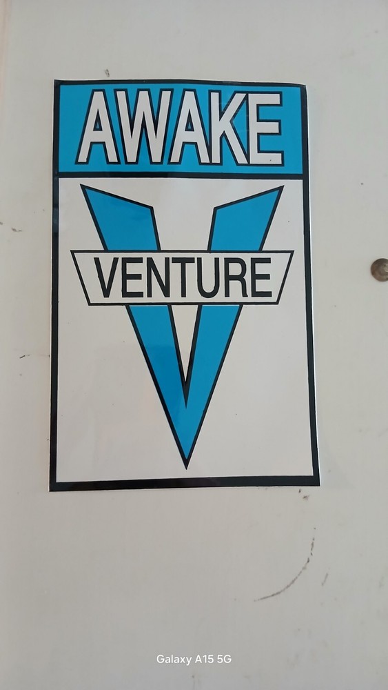 Vintage VENTURE TRUCKS Skateboard STICKER Old School Skate Nos 1980S NATAS