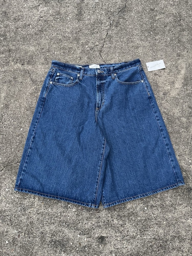 Universal Thread Shorts Womens 14 Blue Baggy High Rise Denim Jorts Skater Y2K