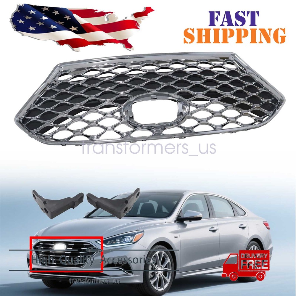 Front Bumper Grille Replacement For Hyundai Sonata 2018 2019 86350C2810