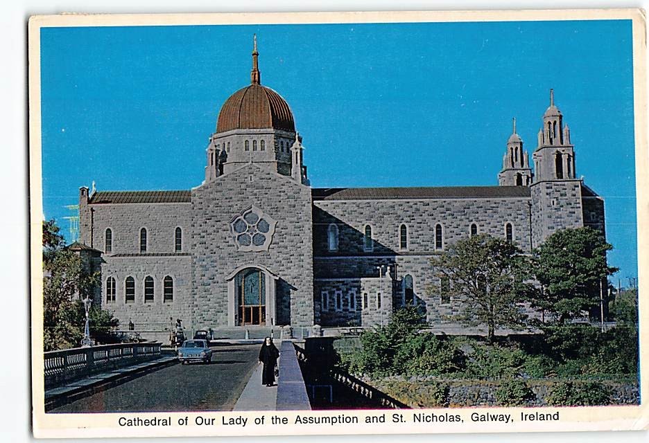 Postcard Cathedral of Our Lady of the Assumption and St. Nicholas Galway Ireland