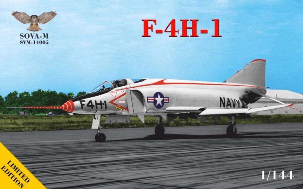 1/144 Navy Fighter: McDonnell F4H-1 Phantom [USN] #14005 : SOVA-M