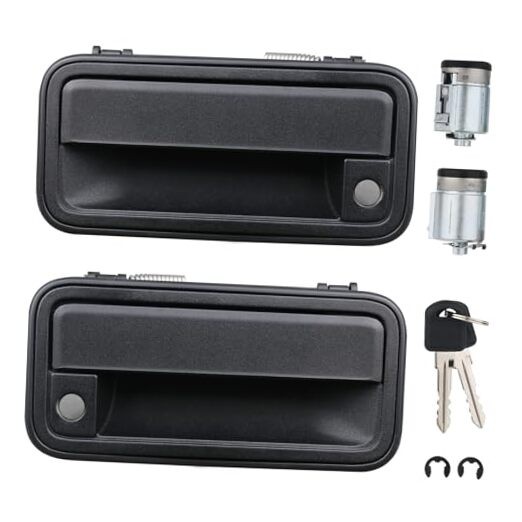 All Metal Chevy Exterior Door Handles with Lock Cylinders and Keys