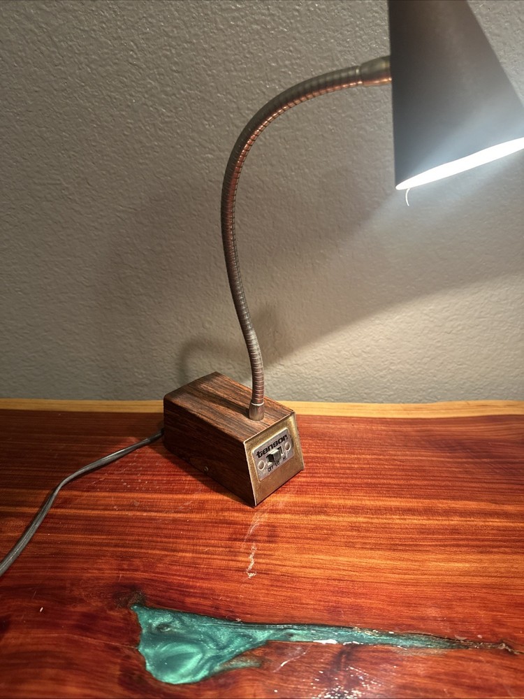 Tensor Adjustable Goose Neck Desk Lamp Student Model 7200 USA 1960’s Vintage MCM