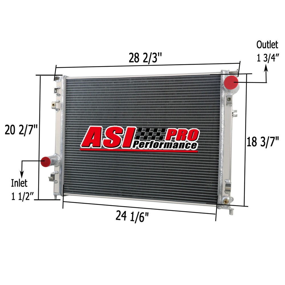 3 Row Radiator For 2005-09 Dodge Magnum Charger Chrysler 300 2.7L 3.5L 5.7L 6.1L