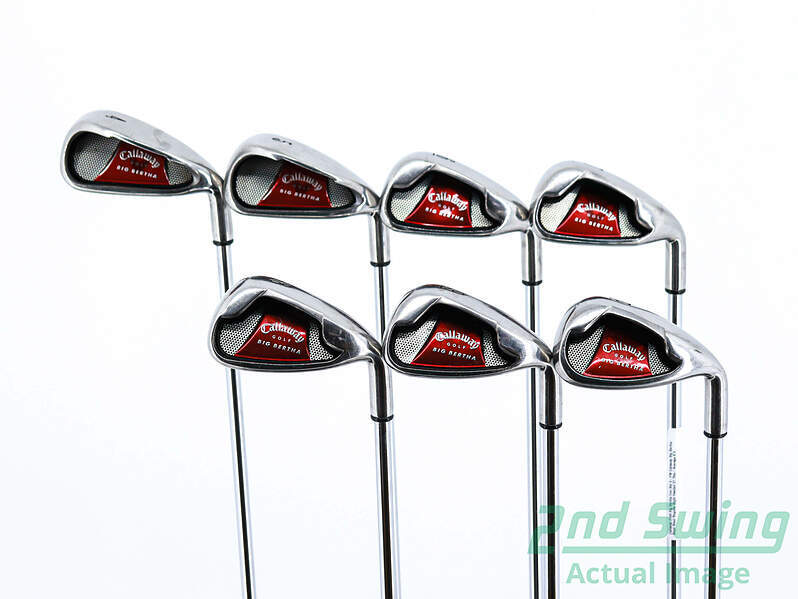 Callaway 2008 Big Bertha Iron Set 4-PW Steel Regular Right Hand 37.75 Inches