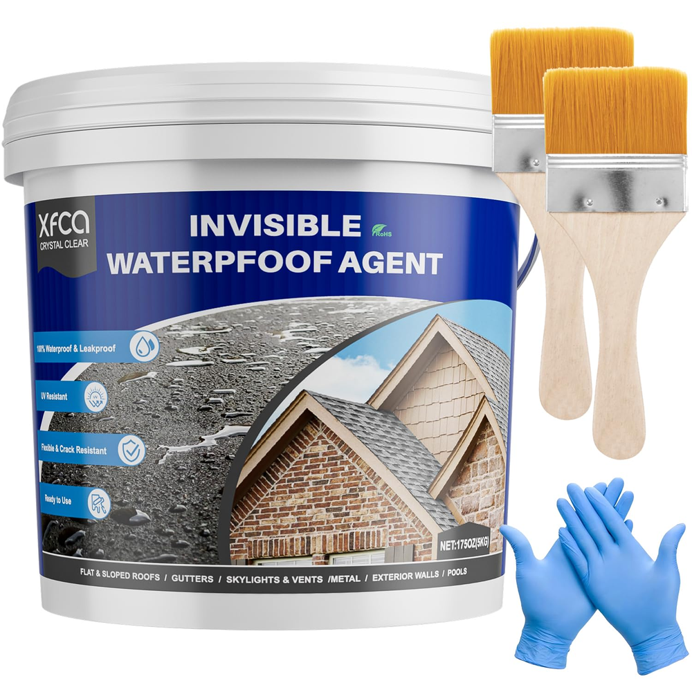 Transparent Waterproof Sealant,175Oz Clear Transparent Waterproof Coating,Liquid
