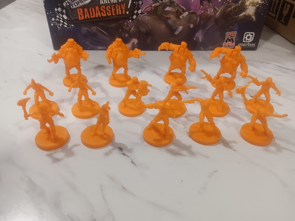 Borderlands Mister Torgue's Arena Of Badassery Core Box Miniatures Lot No Cards