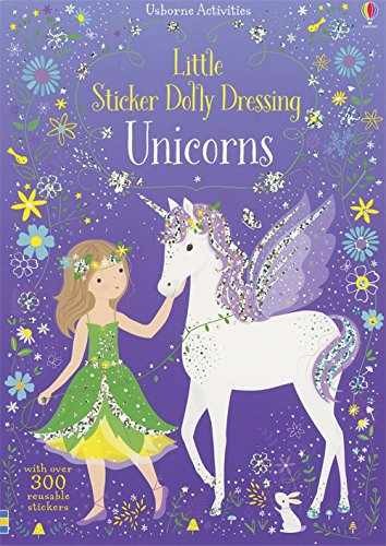 Little Sticker Dolly Dressing Unicorns - Paperback, by Fiona Watt - Acceptable