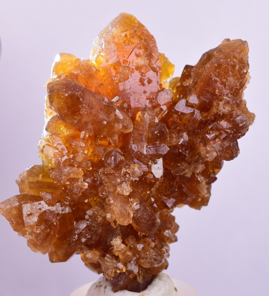 5.4cms CITRINE CRYSTALS MOROCCO MINERAL SPECIMEN AB236