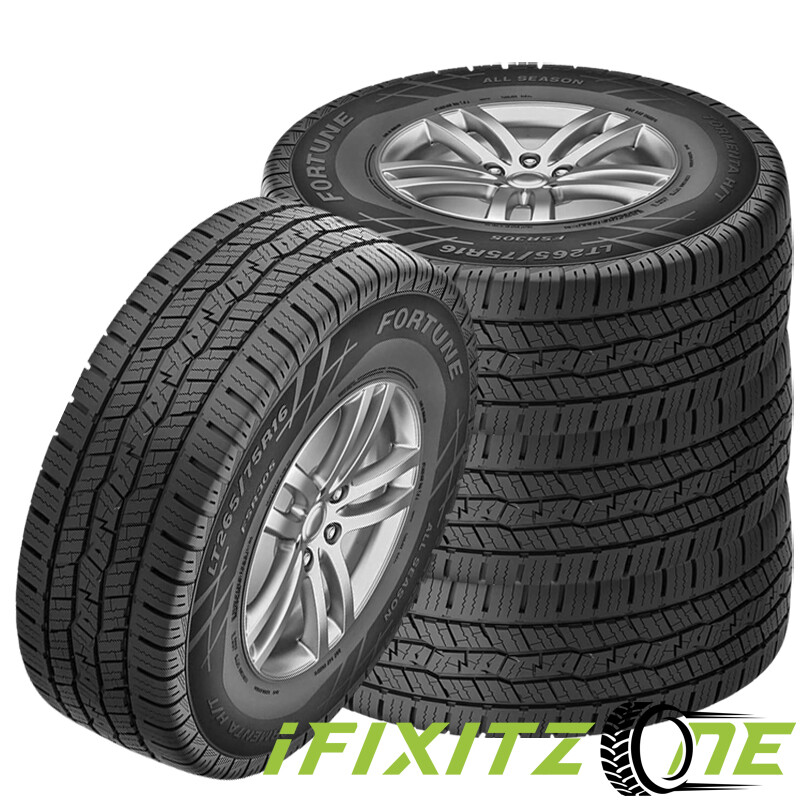 4 Fortune Tormenta H/T FSR305 265/60R18 110H 600AB UTQG Highway, 60K MILE, Truck