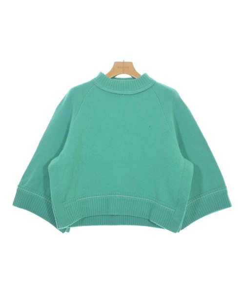 sacai Women's Knit Sweater Blue Green Cashmere Cotton Size S Used Vintage
