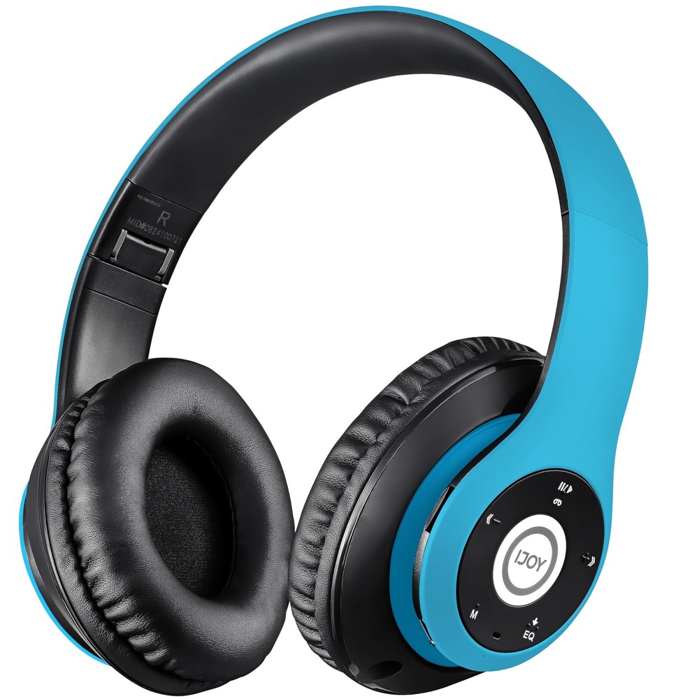 iJoy Matte Wireless Bluetooth Over-Ear Headphones Foldable Rechargeable