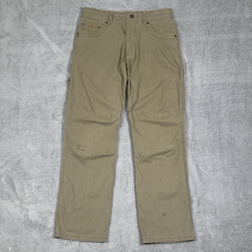 Kuhl Revolvr Pants Mens 32x32 Tan Hiking Outdoor Stretch Gorpcore Casual Utility