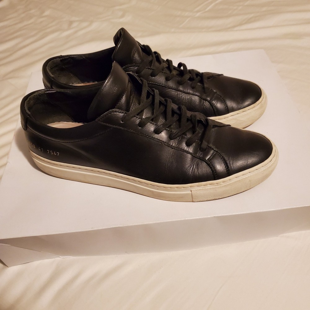Common Projects Achilles Low Black Size 41-image