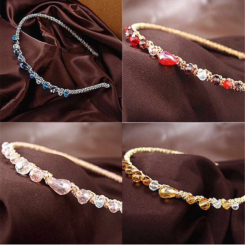 1pcs Jewel Band Girl Fashion Ladies Headwear Women Crystal Hair Gems Headband
