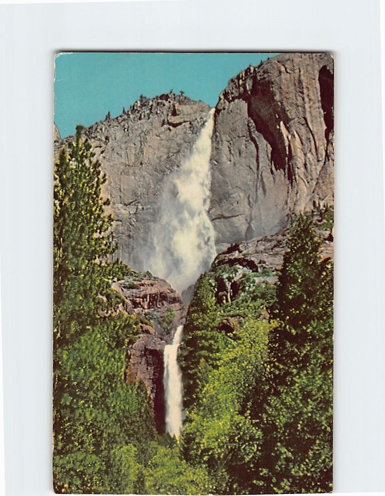 Postcard Yosemite Falls Yosemite National Park California USA