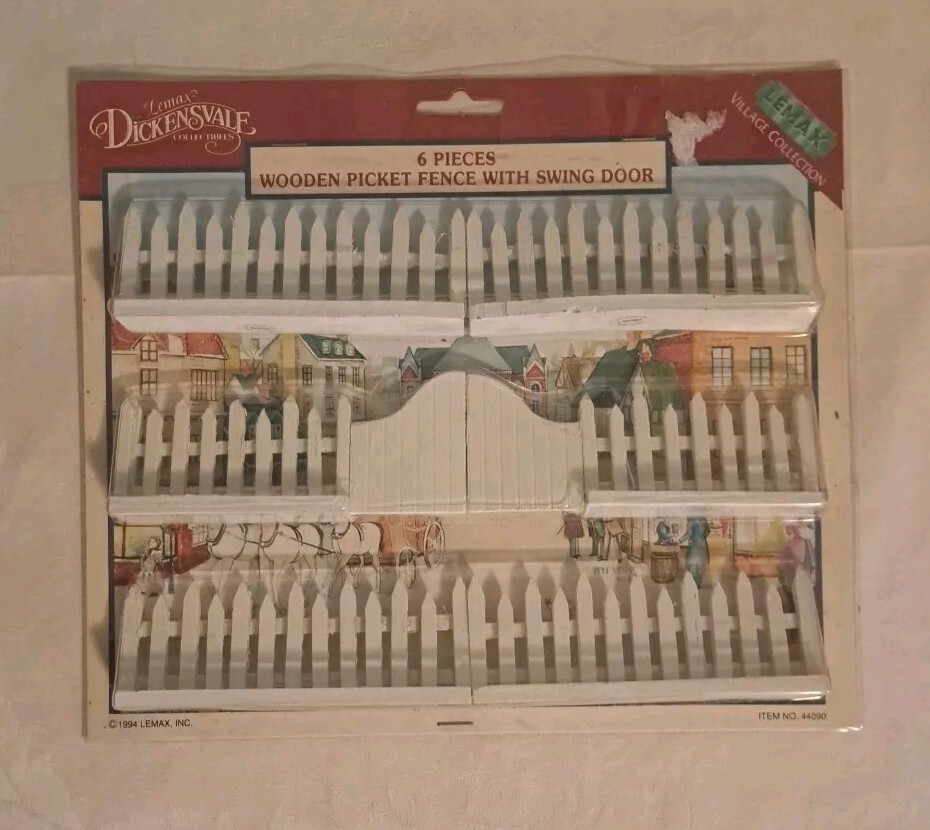 Christmas Village Picket Fence Dickensvale Wood Lemax