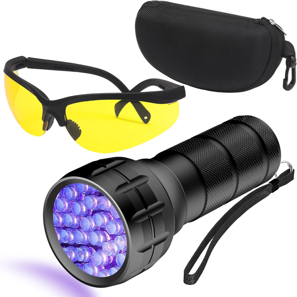 Air Conditioner Leak Detector Tool AC Leak Detector Kit UV Light for AC UV Dye-image