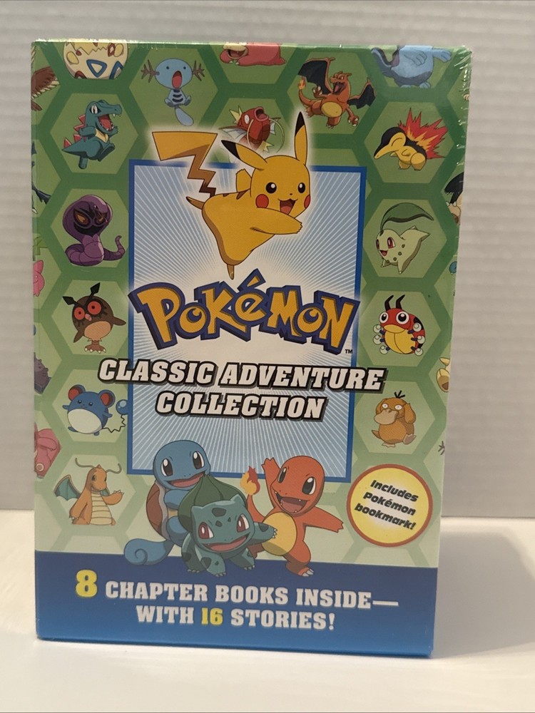 New Pokemon Books: Classic Adventure Collection 8 Books / 16 Stories. SEALED