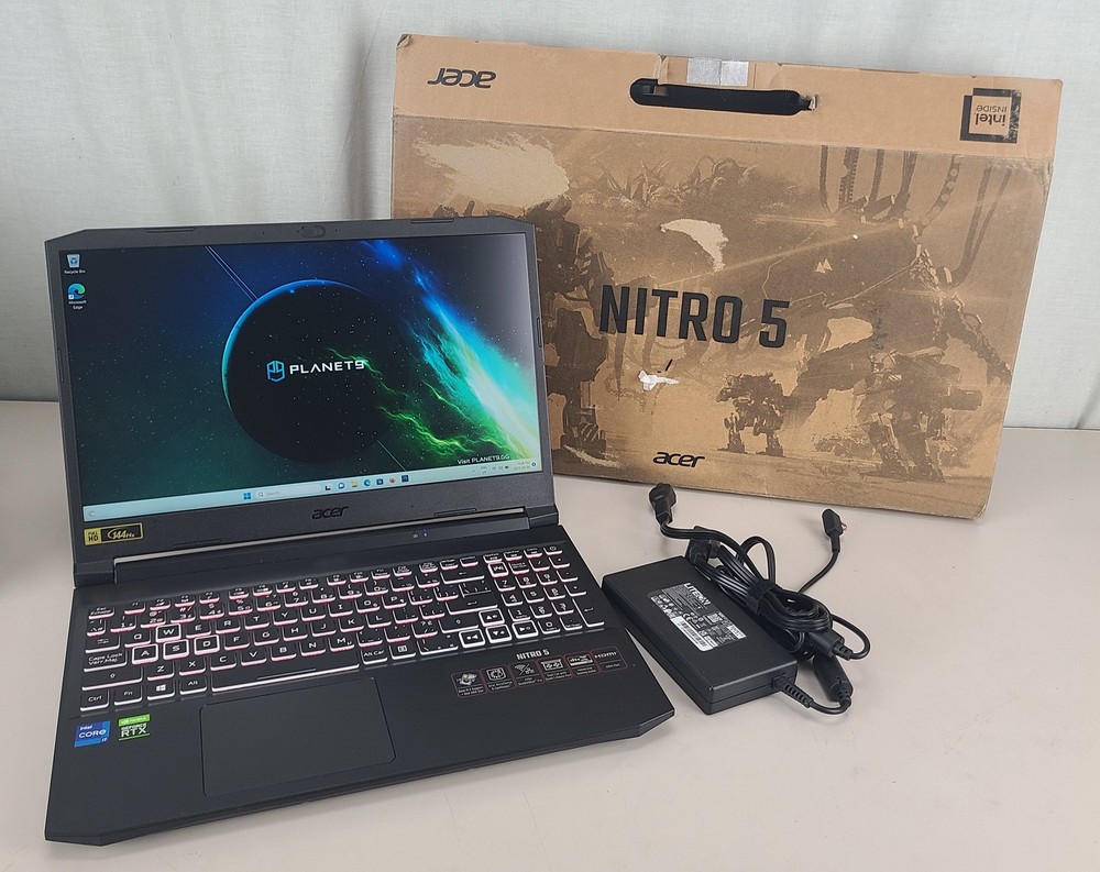 Acer Nitro 5 AN515-57 Gaming Laptop i7-11800H 16GB RAM 512GB SSD Win 11 GeForce RTX-image