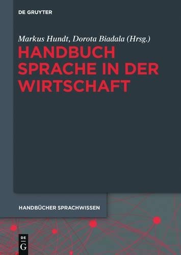 Markus Hundt Handbuch Sprache in der Wirtschaft (Hardback)Another great item from Rarewaves USA | Free delivery!