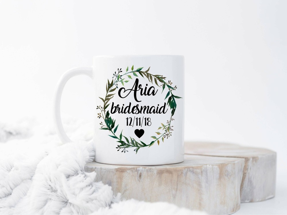 Custom Bridesmaid Mug Personalized Bridesmaid Gift Sister Coffee Gift Bridesmaid