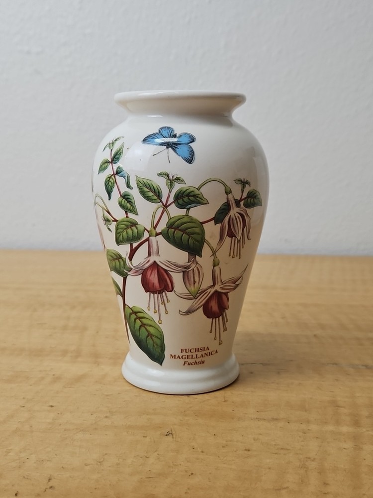 Portmeirion Botanic Garden Vase FUCHIA Magellanica 5 1/4