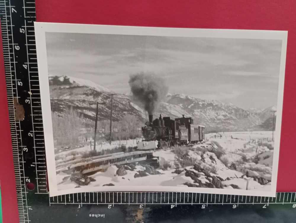 Denver & Rio Grande Western Railroad Ng Locomotive #318 Photo Ridgway Co