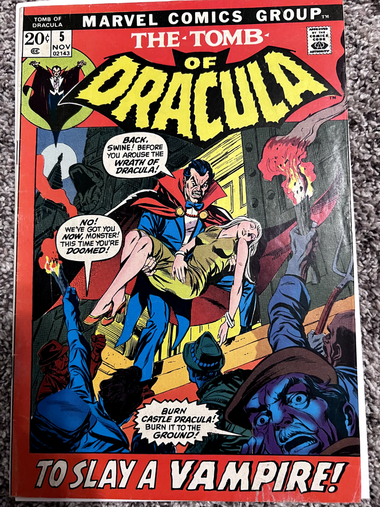 The Tomb of Dracula #5 GD To Slay A Vampire