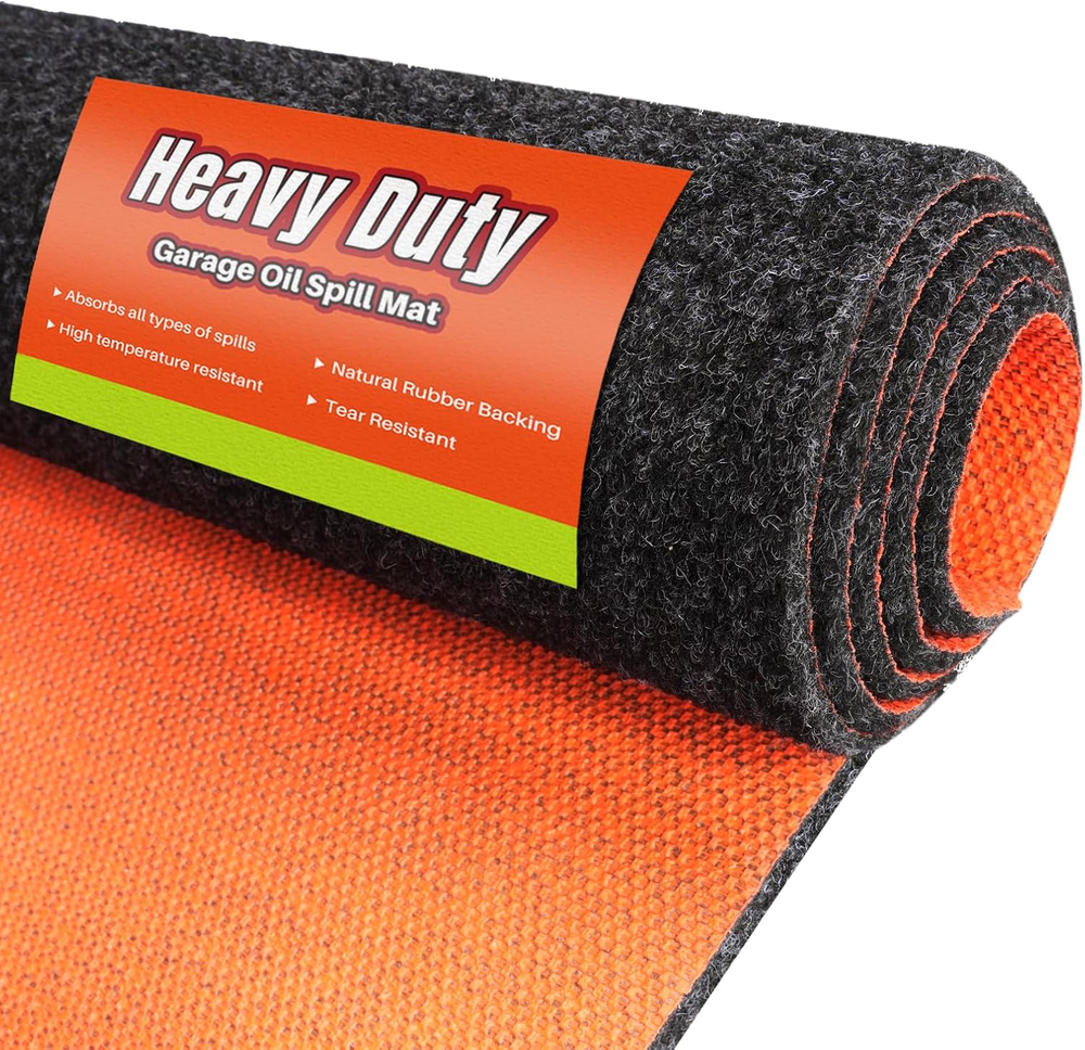 Heavy Duty Oil Spill Mat, Garage Floor Mat for under Car, 64