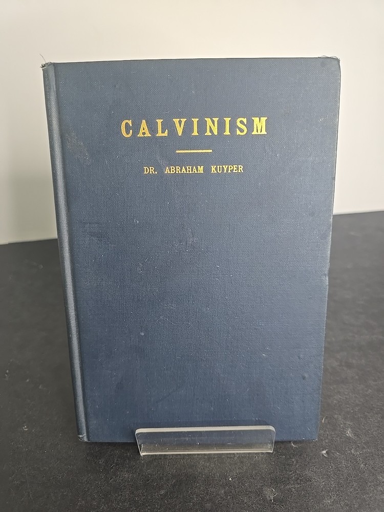 Calvinism Abraham Kuyper 1943 HC Six Stone Lectures Theology Rare 80 Yrs Old VG