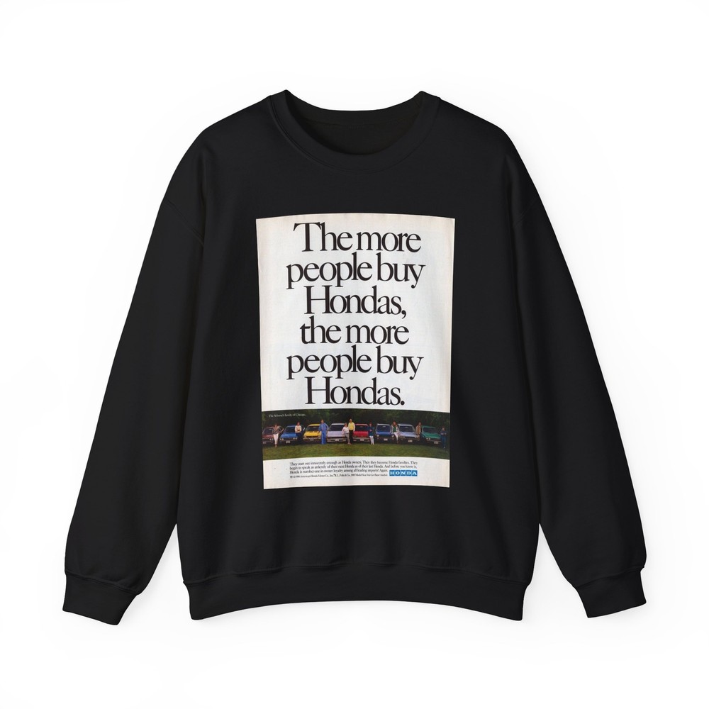 Honda Graphic Print Unisex Heavy Blend Crewneck Sweatshirt