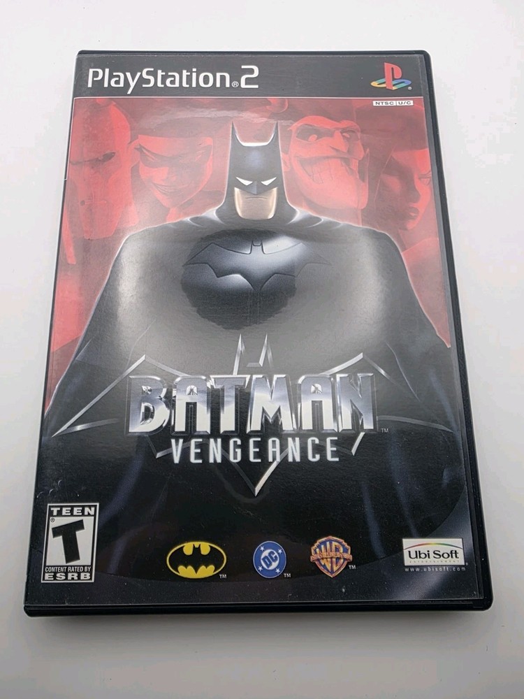 Batman Vengeance PS2 PlayStation 2 Game 2001 NO MANUAL Minty Cover Art And Disc