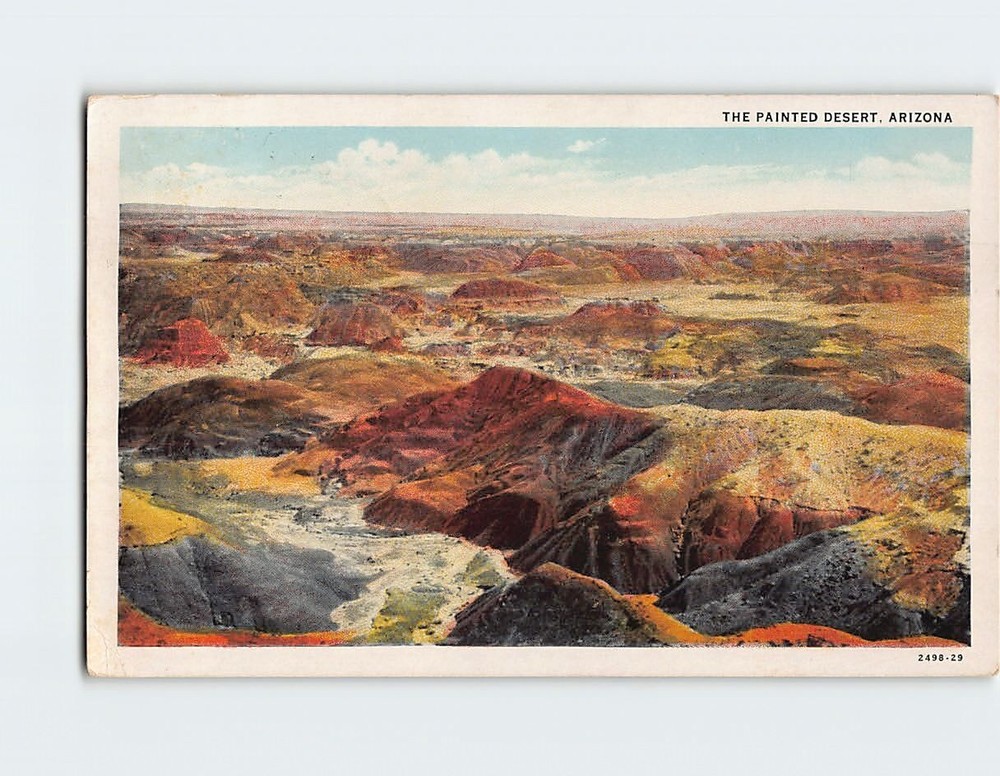 Postcard The Painted Desert Arizona USA