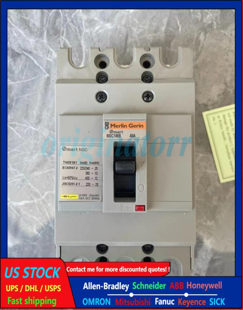 Schneider Electric NSC100B3040 Programmable Logic Controller Circuit Breaker New