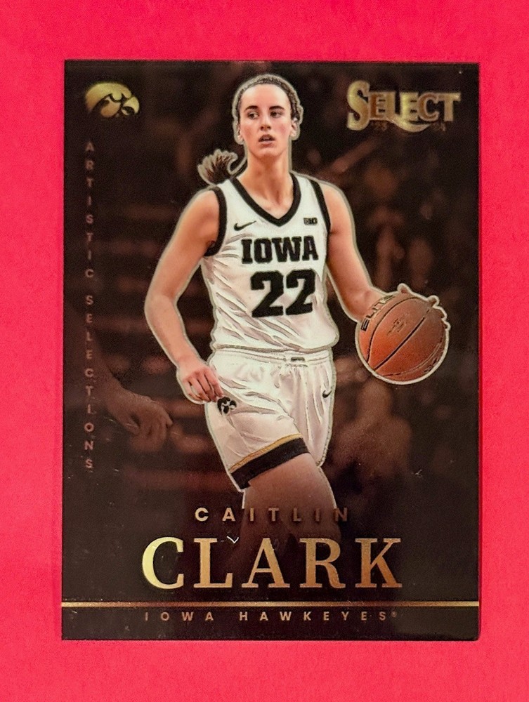 Caitlin Clark 2024 Panini Collection Select Artistic Impressions Prizm #AS2!