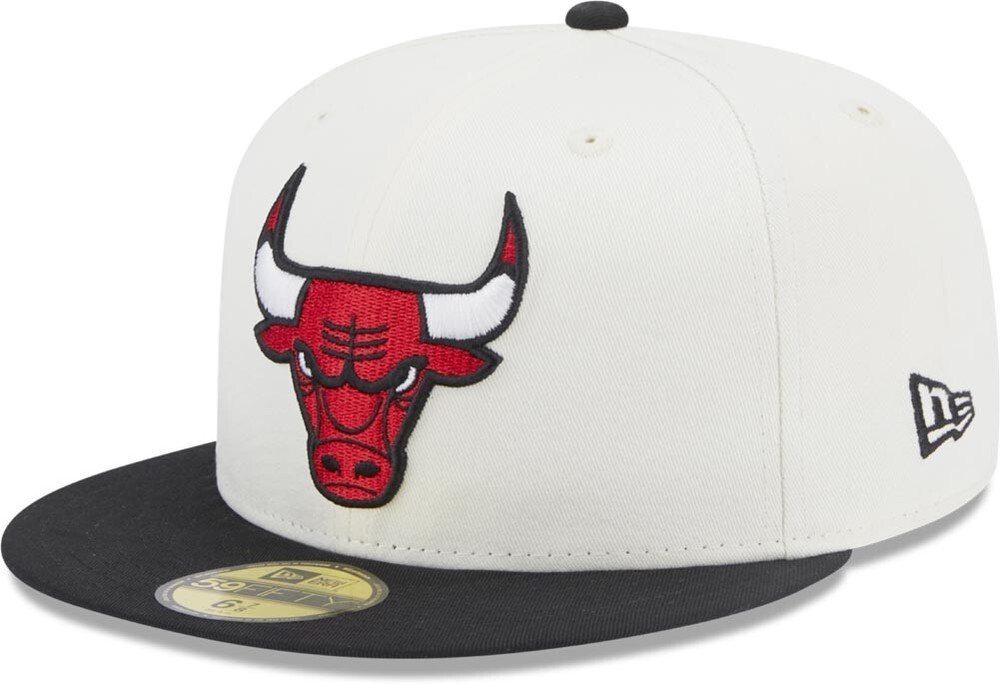 New Era Chicago Bulls Offwhite Sidepatch 59Fifty Fitted Cap Limited Edition