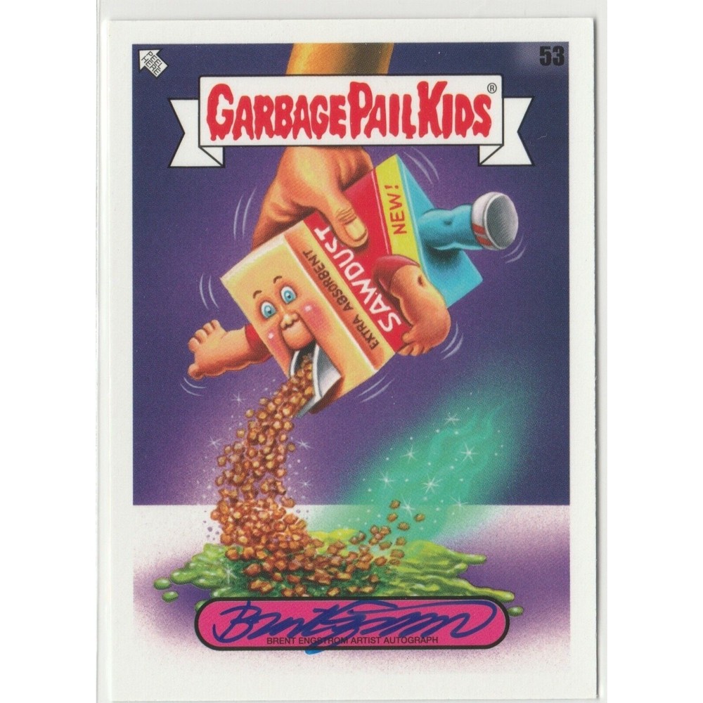 2020 GPK School Series 16/35 SP Auto Brent Engstrom Artist Autograph Card