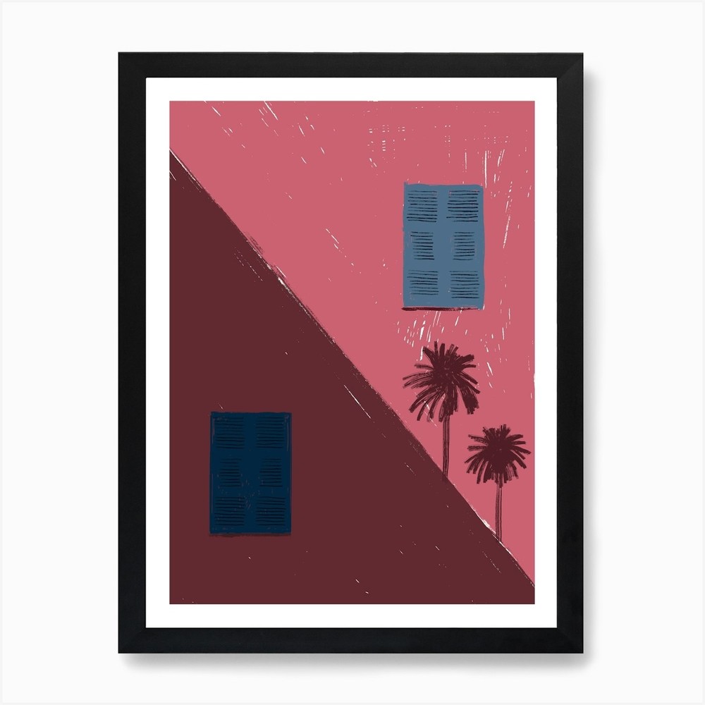 Palms And Palm Trees Art Print Framed Wall Art Poster Canvas Print Picture