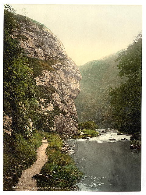Photo:Dovedale,Lion Rock,Derbyshire,England,c1895