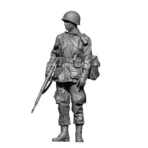 1/35 Resin Military Soldier Figure Model Kit Unpainted DIY Assembly Miniature