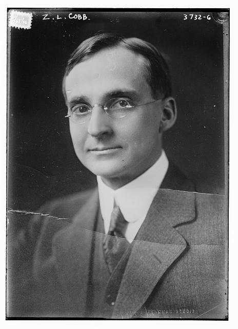Photo:Z.L. Cobb portrait 1916 Bain News Service man glasses suit