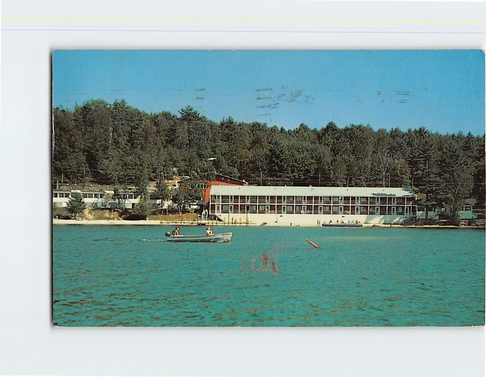 Postcard Naswa Motel & Cottages Weirs Beach New Hampshire USA