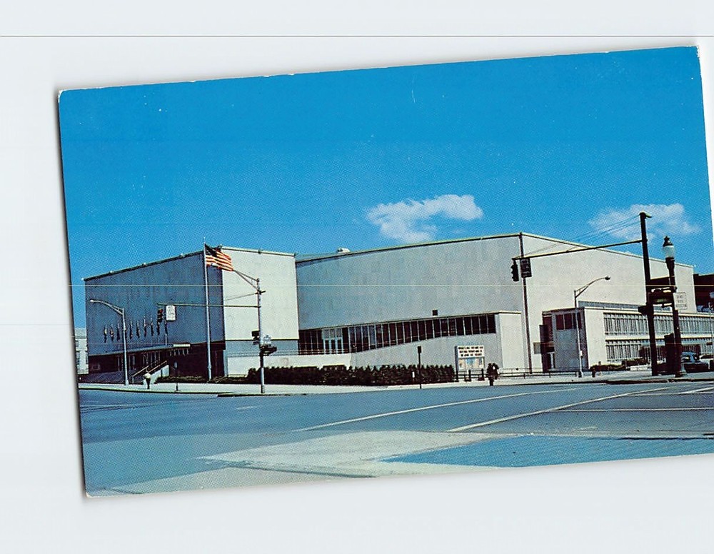 Postcard Rochester War Memorial Auditorium Rochester USA