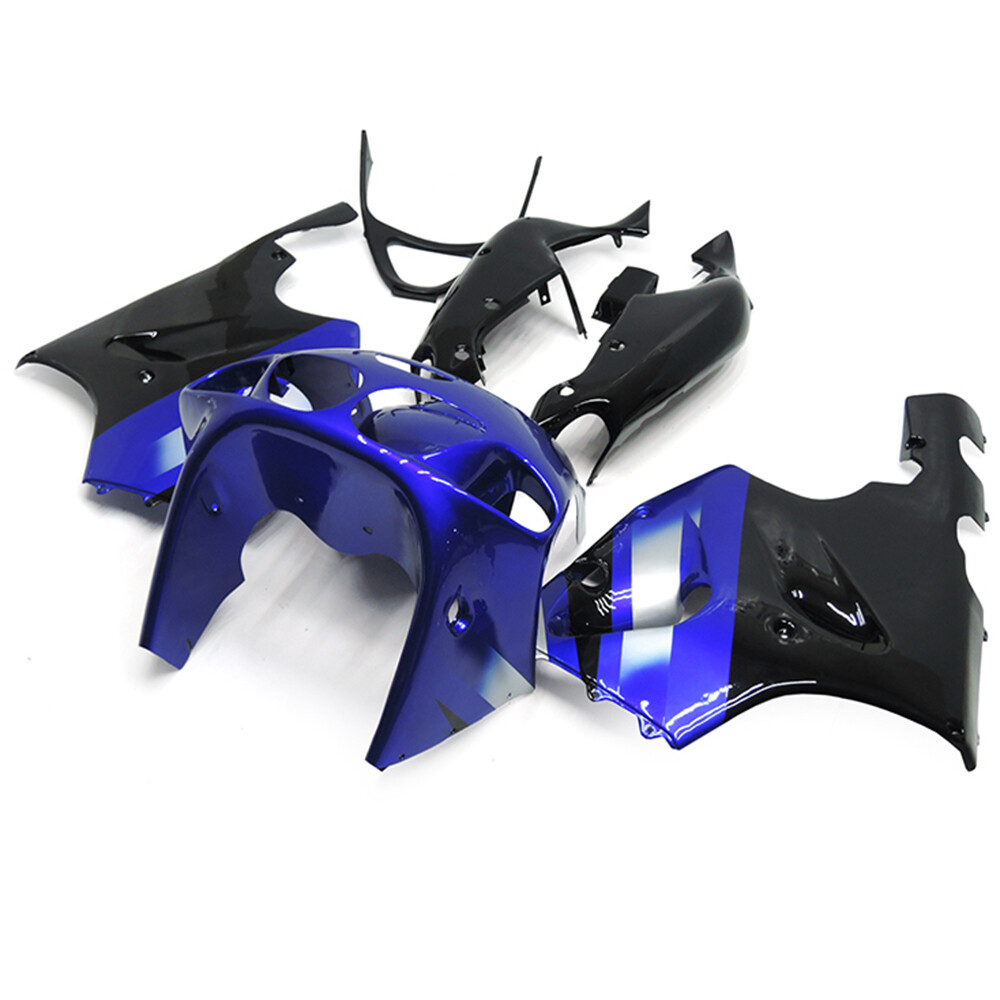 Black Blue Bodywork Kit for Kawasaki Ninja ZX7R ZX-7R 1996 - 2003 ABS Fairings