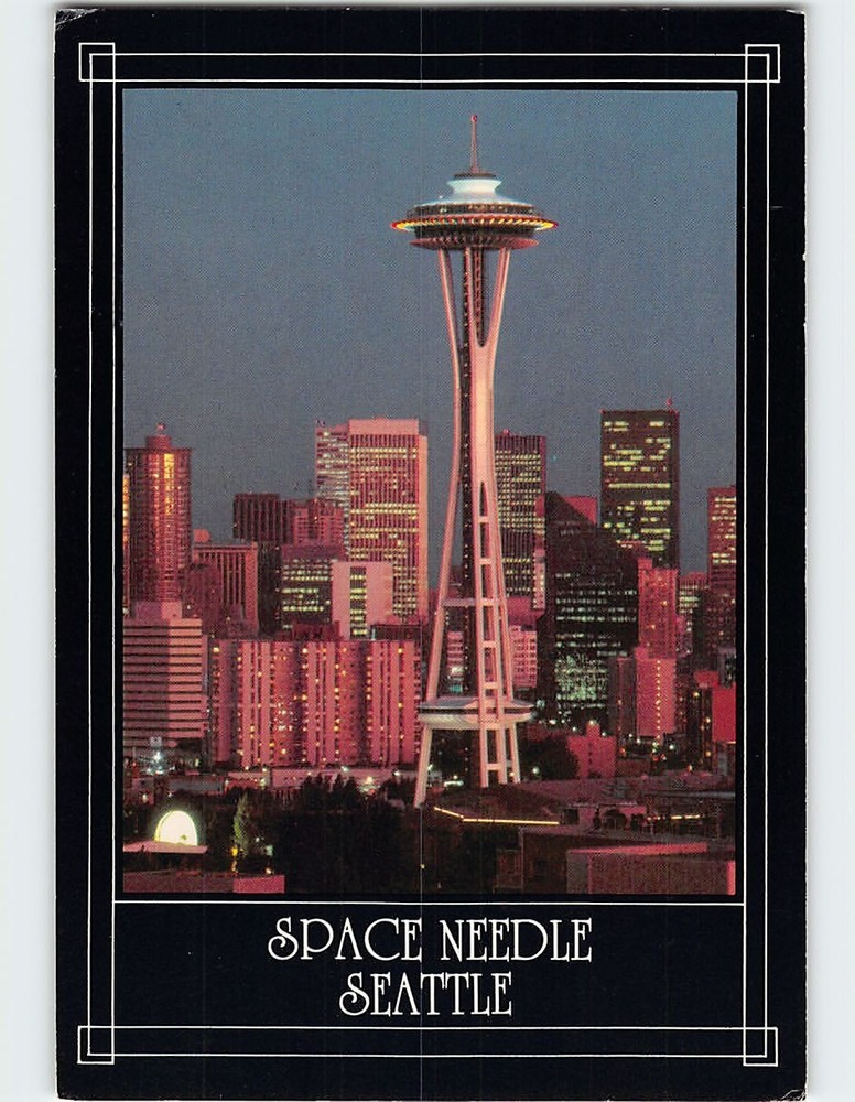 Postcard Space Needle Seattle Washington USA